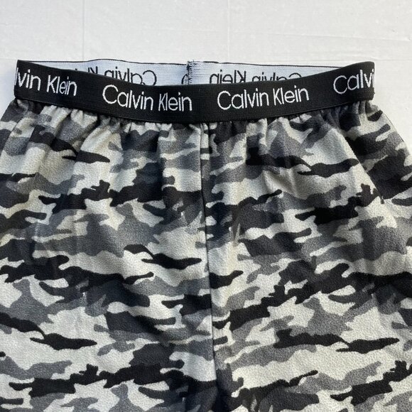 Calvin Klein Boys PJ pants Black Camo Medium (7-8) - Picture 2 of 3